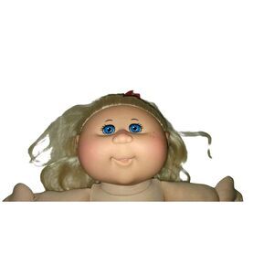 2015 Cabbage Patch Kids Baby Girl Doll Blonde Hair‎ Blue Eyes Playhouse 15'
